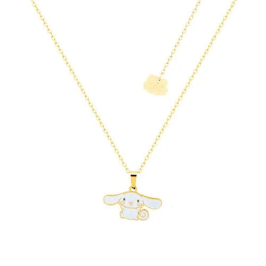 Techzone Geelong ECC Sanrio Hello Kitty Cinnamoroll Necklace Gold